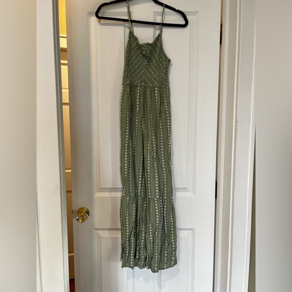 Pants - Green floral jumper